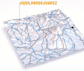 3d view of Jiquilpan de Juárez