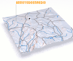 3d view of Arroyo de Enmedio