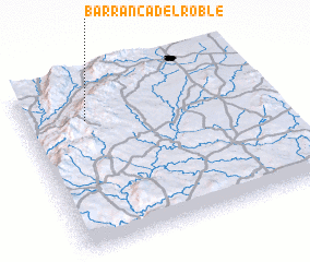 3d view of Barranca del Roble