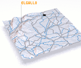 3d view of El Gallo