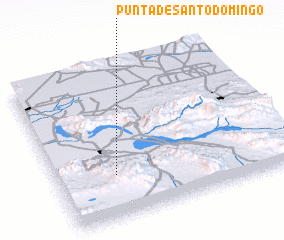 3d view of Punta de Santo Domingo