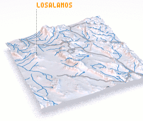 3d view of Los Álamos