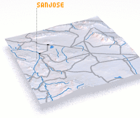 3d view of San José