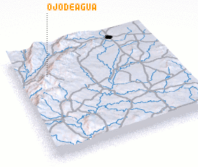 3d view of Ojo de Agua