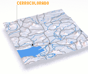 3d view of Cerro Colorado