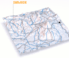 3d view of San José
