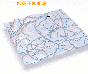 3d view of Puerta Blanca