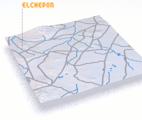 3d view of El Chepón