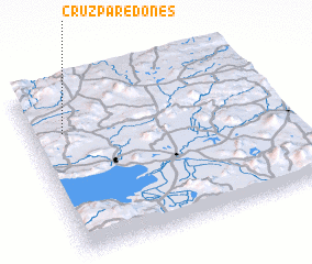 3d view of Cruz Paredones