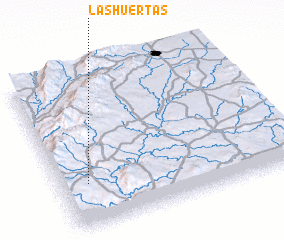 3d view of Las Huertas