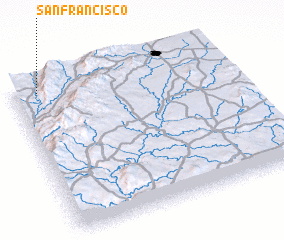 3d view of San Francisco