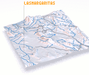 3d view of Las Margaritas