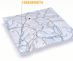 3d view of Cerro Prieto