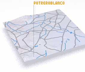 3d view of Potrero Blanco