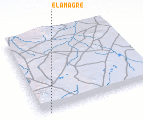 3d view of El Amagre