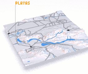 3d view of Playas