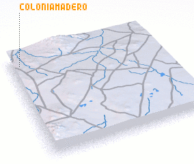 3d view of Colonia Madero