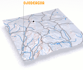 3d view of Ojo de Agua