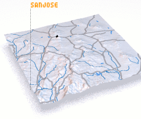 3d view of San José