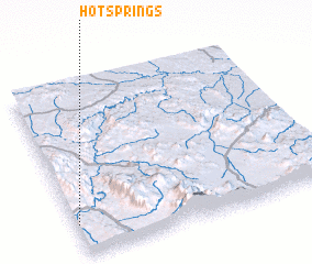 3d view of Hot Springs