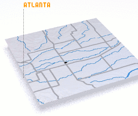 3d view of Atlanta