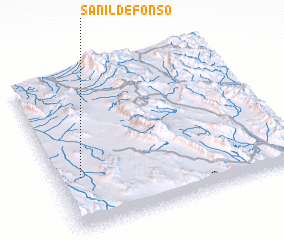 3d view of San Ildefonso