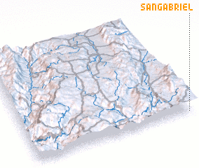 3d view of San Gabriel