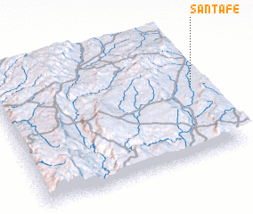 3d view of Santa Fé