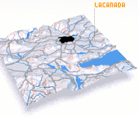 3d view of La Cañada