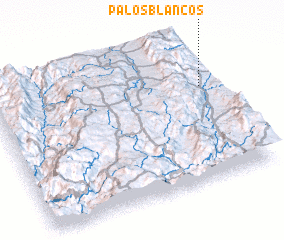 3d view of Palos Blancos