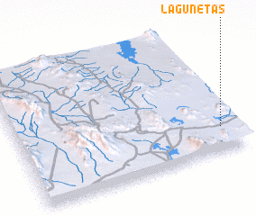 3d view of Lagunetas