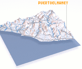 3d view of Puerto El Mamey