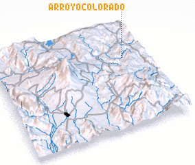 3d view of Arroyo Colorado