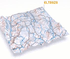 3d view of El Trozo