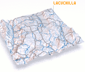 3d view of La Cuchilla