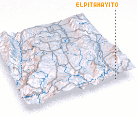 3d view of El Pitahayito