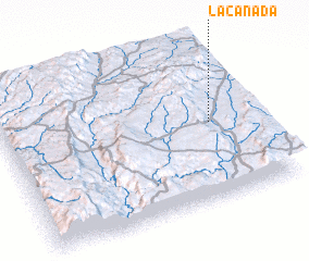 3d view of La Cañada