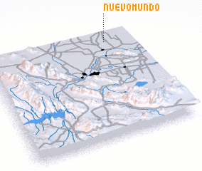 3d view of Nuevo Mundo