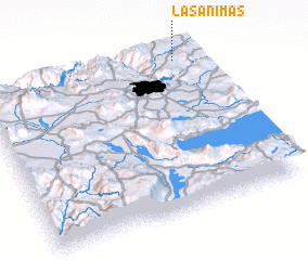 3d view of Las Ánimas