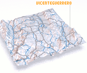 3d view of Vicente Guerrero