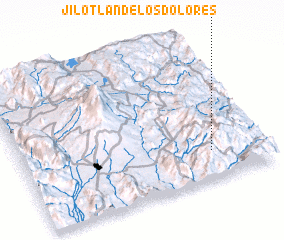 3d view of Jilotlán de los Dolores