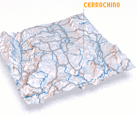 3d view of Cerro Chino