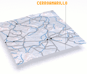 3d view of Cerro Amarillo