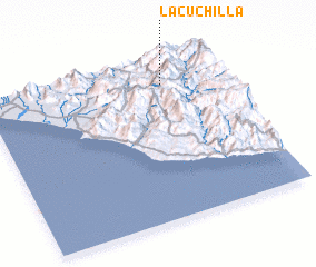 3d view of La Cuchilla