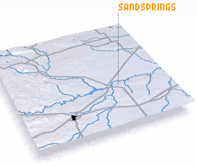 3d view of Sand Springs