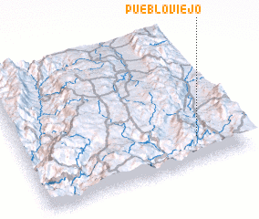 3d view of Pueblo Viejo