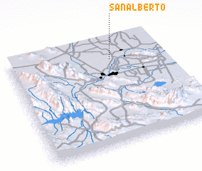 3d view of San Alberto