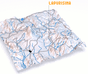 3d view of La Purísima