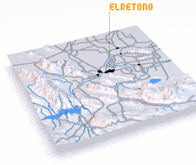 3d view of El Retoño