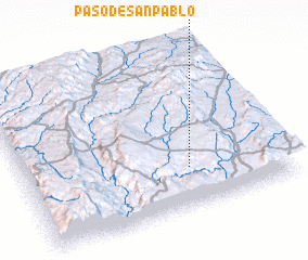 3d view of Paso de San Pablo